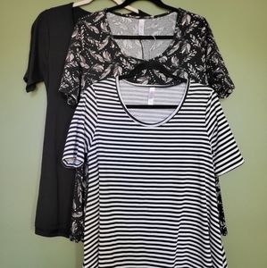 Lot of 3 Lularoe perfect t
